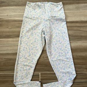 Beach Riot High Waisted Legging - English Garden